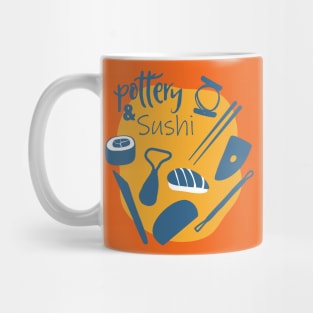 Pottery and Sushi Mug